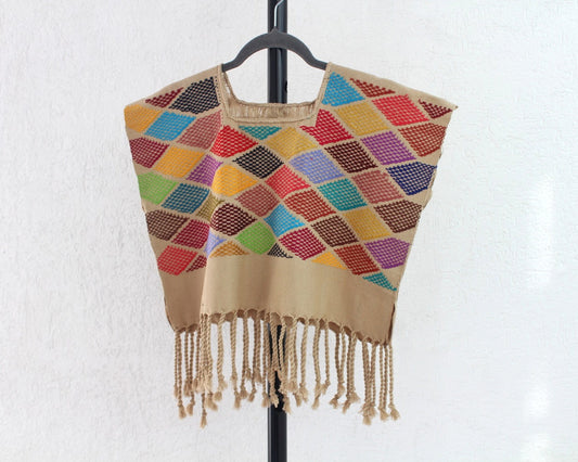 Crop Top Rombos Amarillo