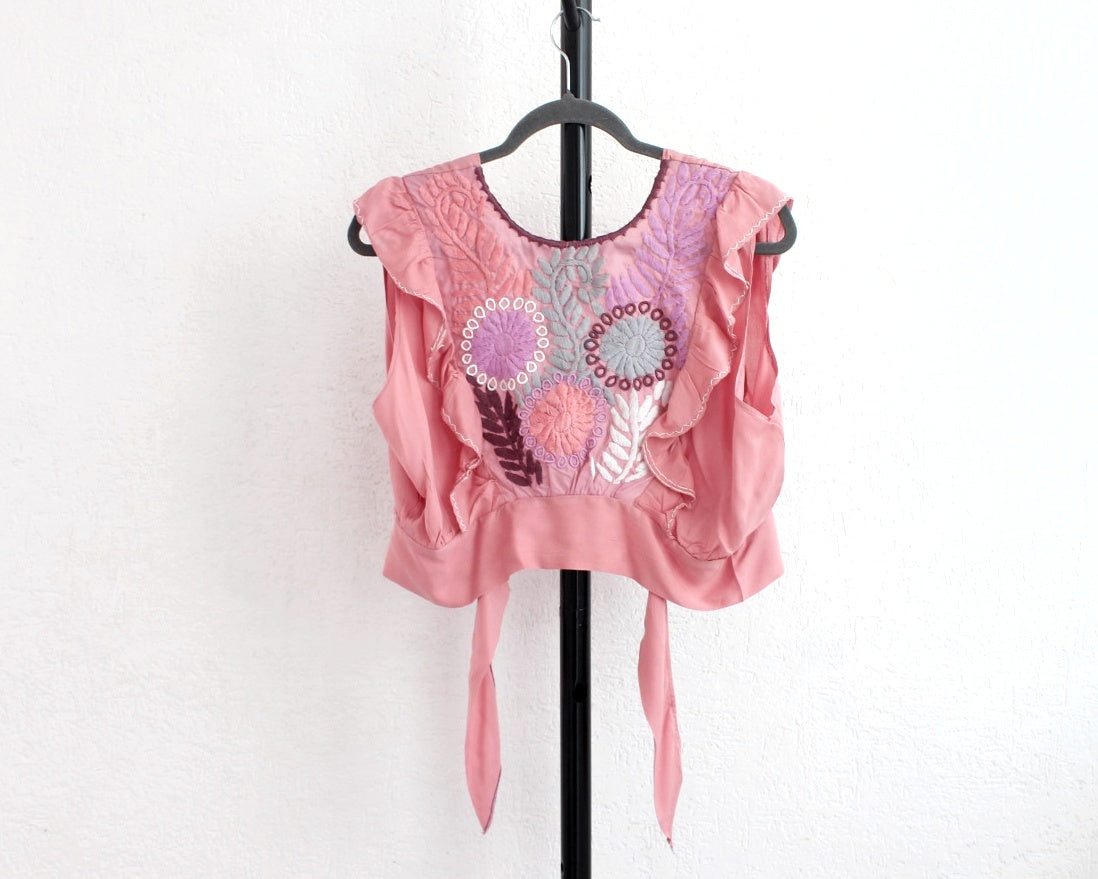 Crop Top Sofi Rosa Vino