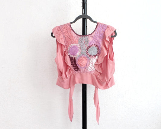 Crop Top Sofi Rosa Vino