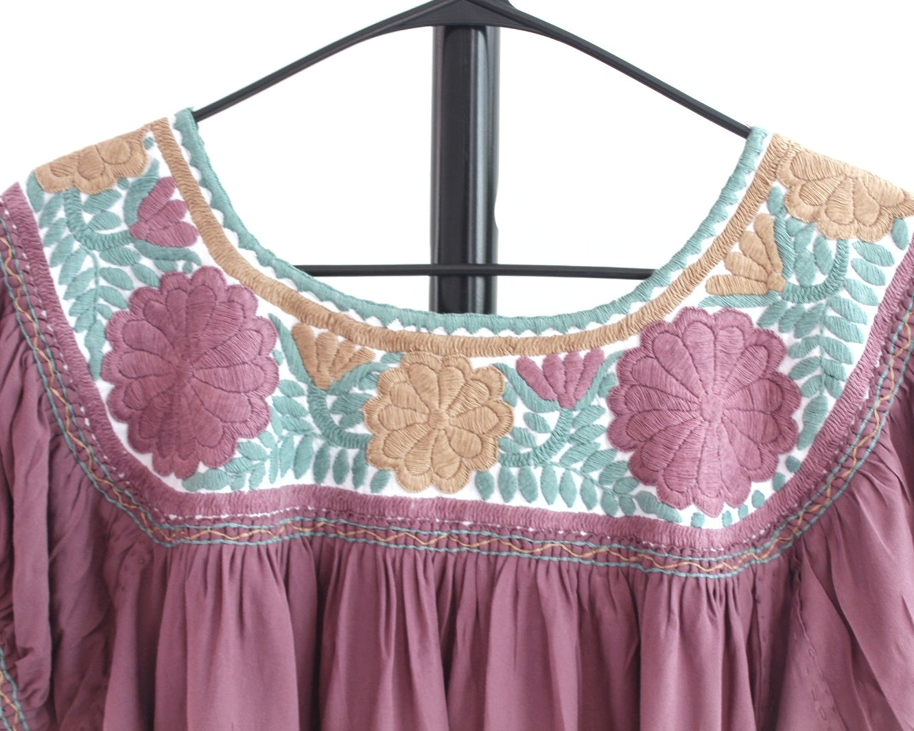 Blusa Aguacatenango Lavanda Beige  Unitalla