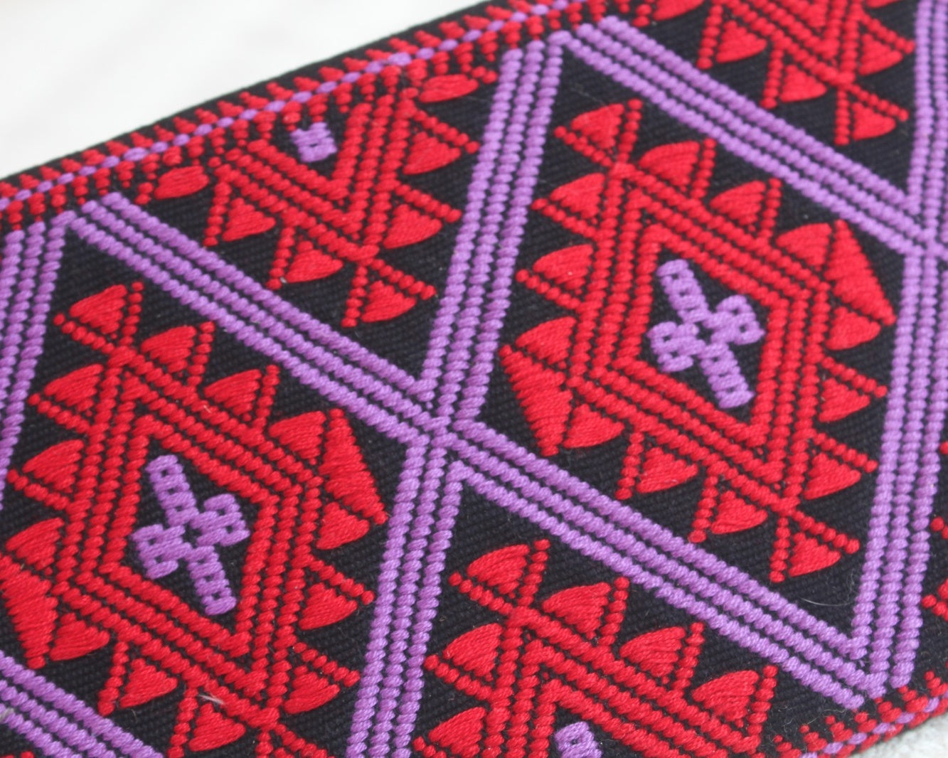 Neceser Estrellas Diamante Lila Rojo Negro
