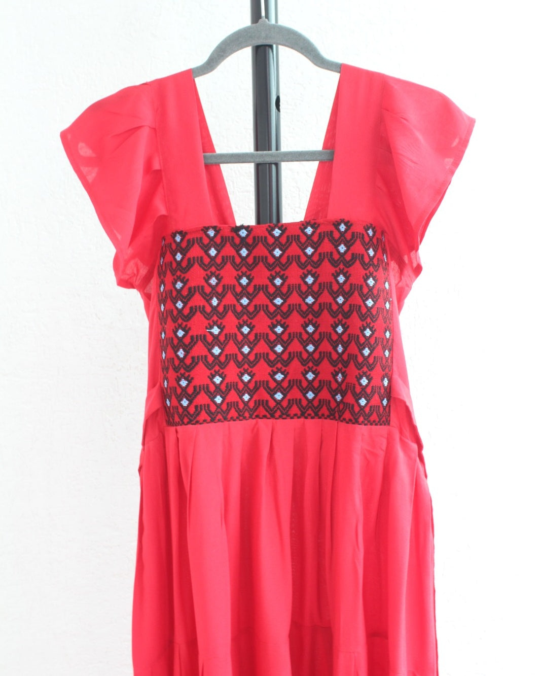 Vestido Anita Corto Rojo Ranas