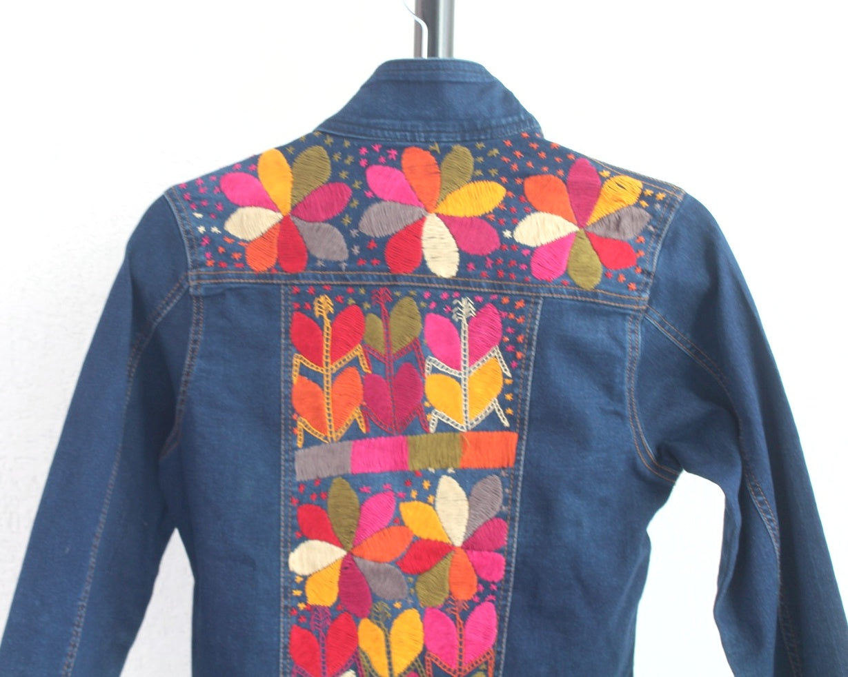 Chamarra Mezclilla Ch Milpa Colores