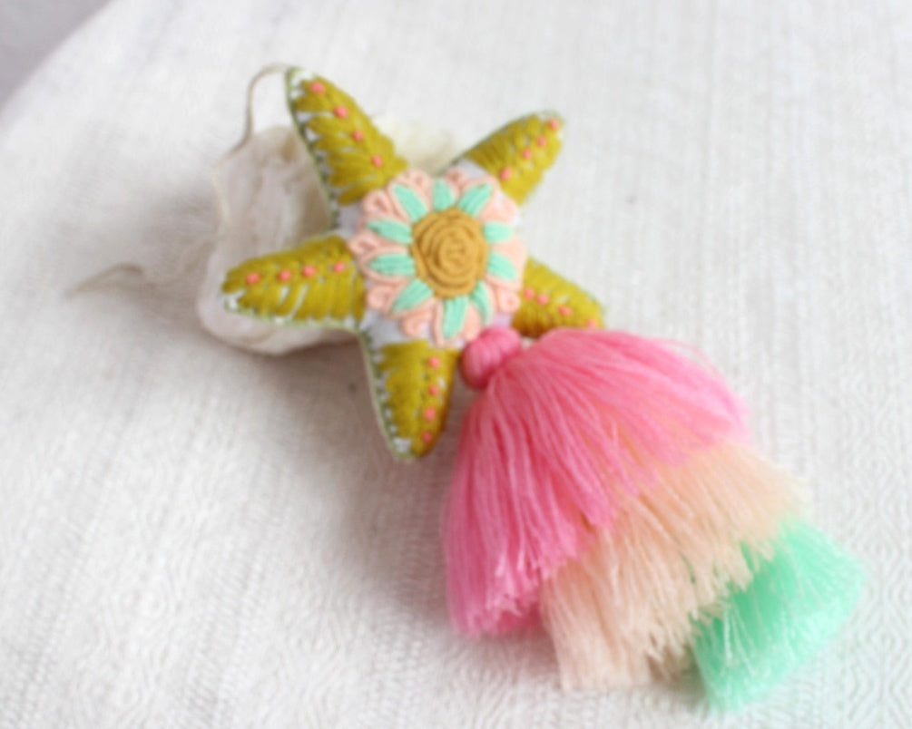 Estrella Rococo Rosa Crema Menta