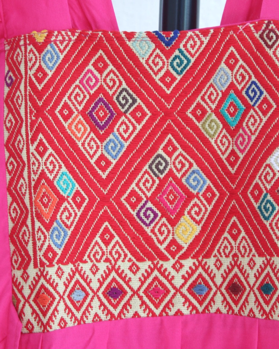 Vestido Anita Corto Rosa Mexicano