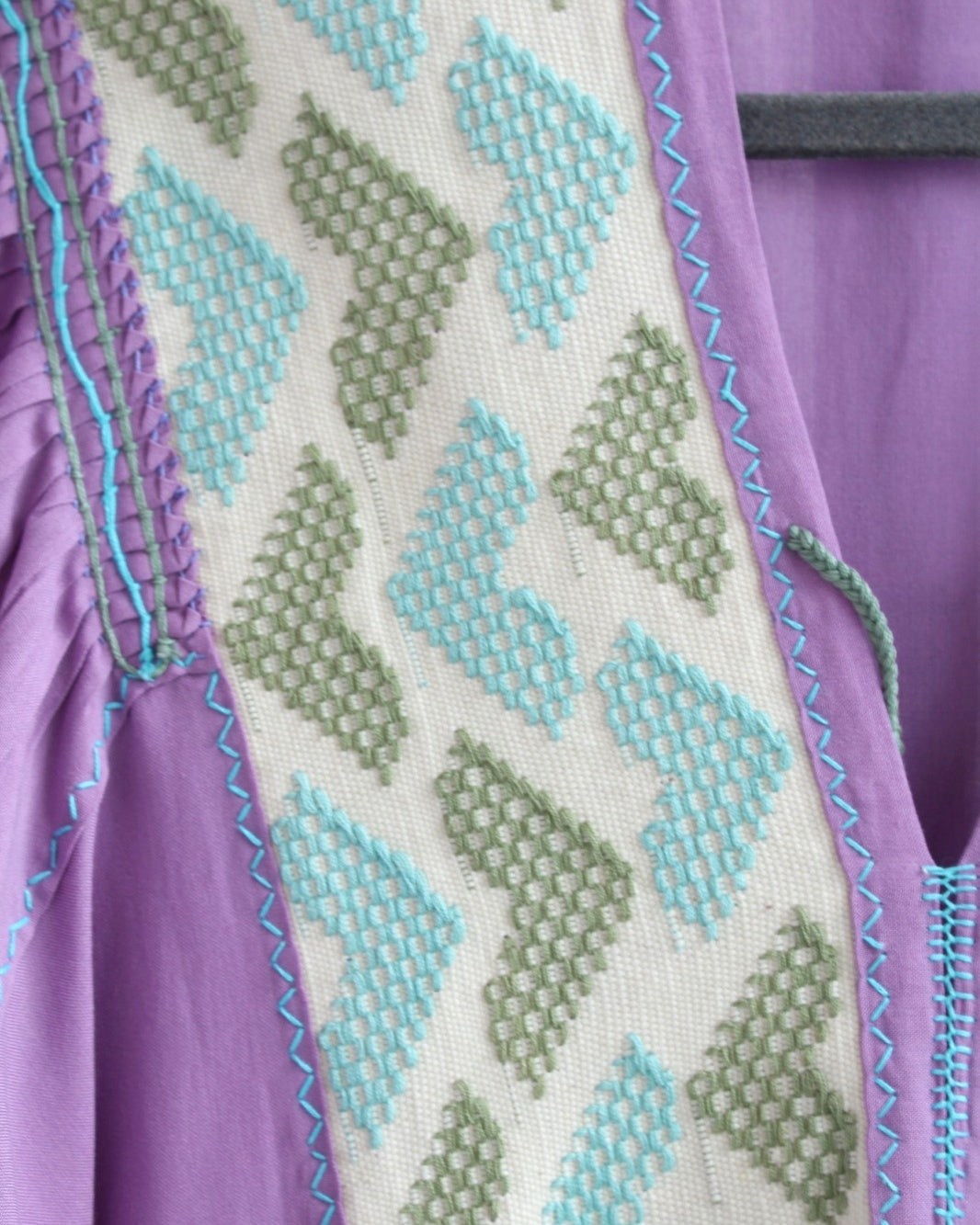 Vestido Corazones Lila Menta