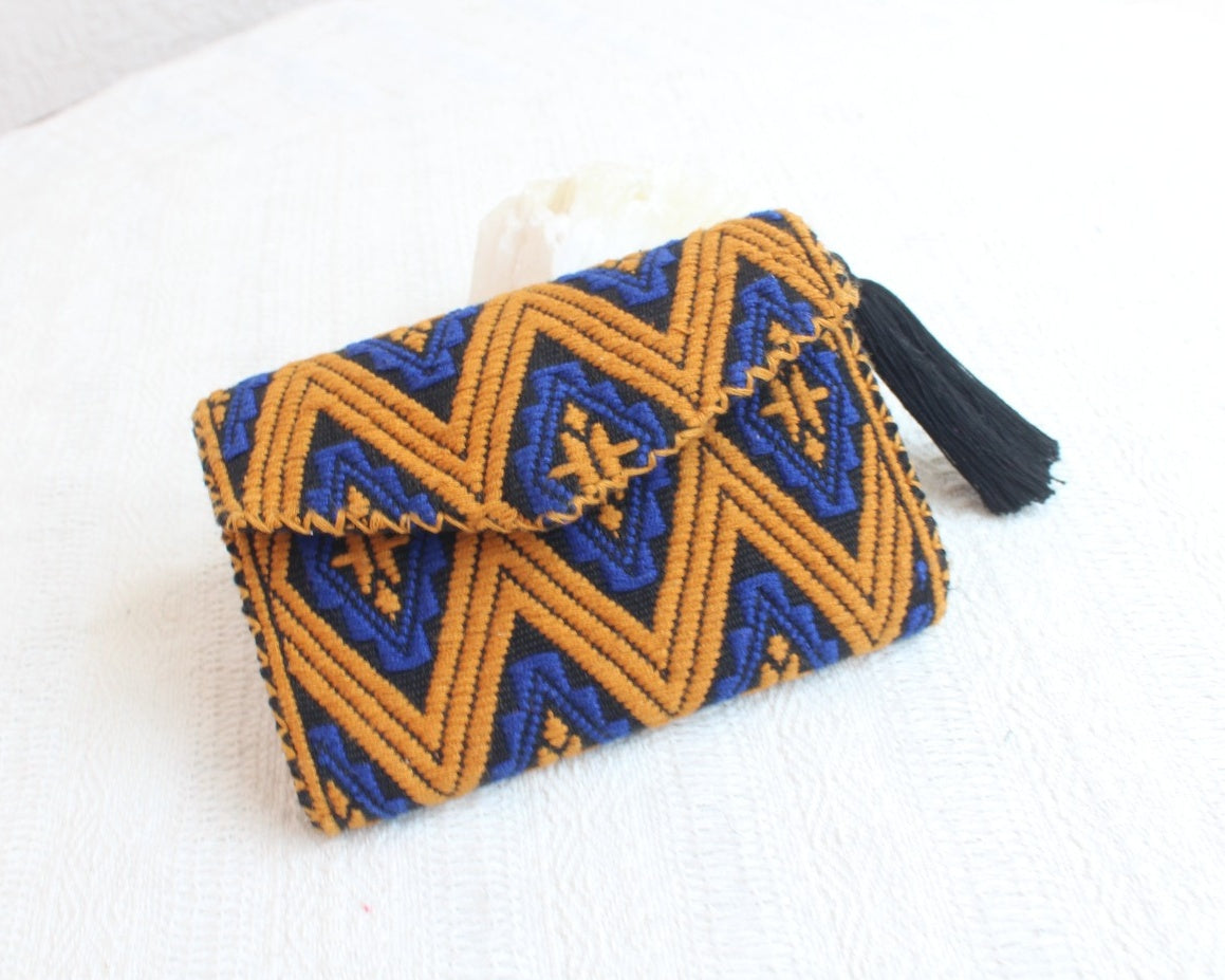 Cartera EstrellitasAzul Marino Mostaza