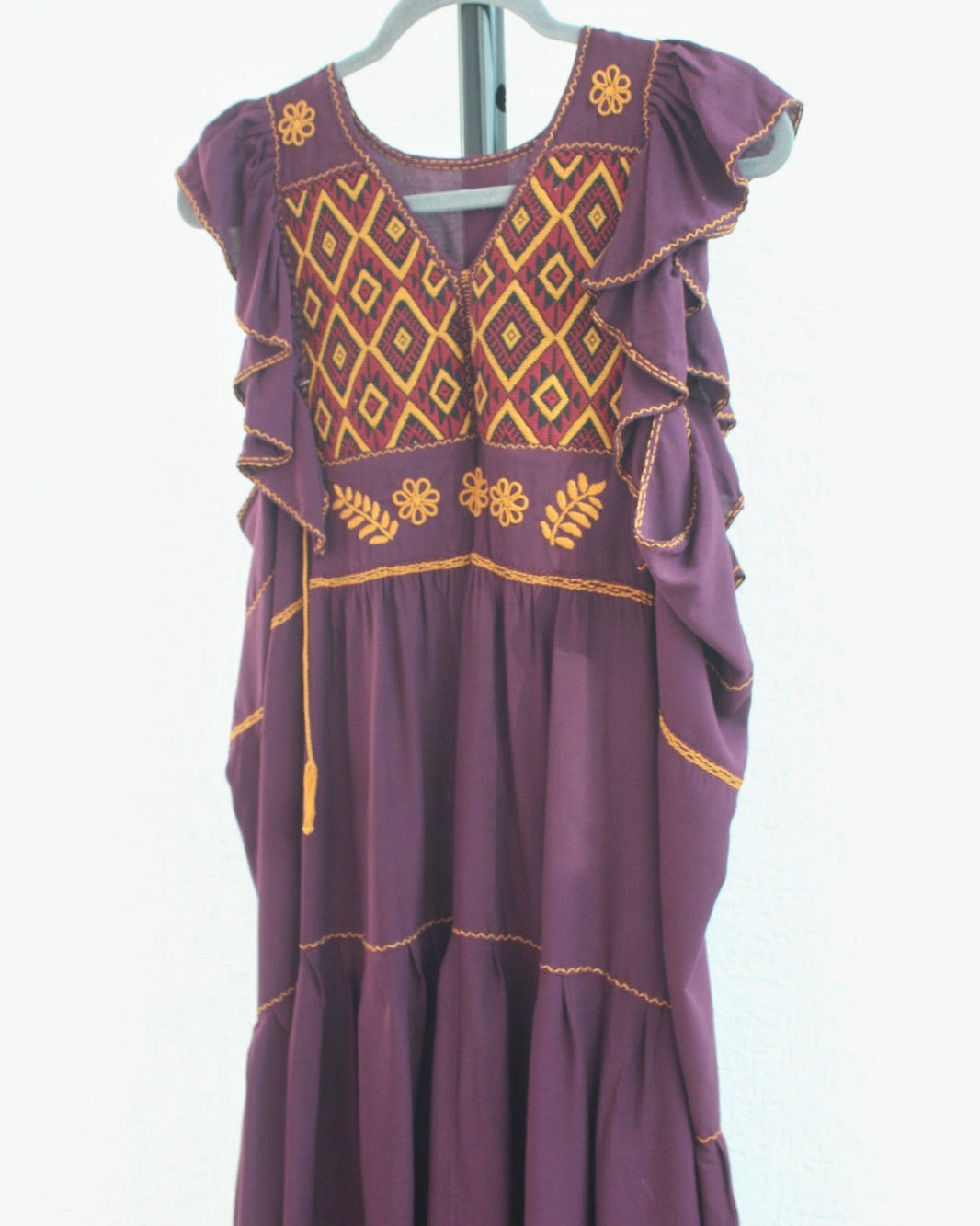Vestido Antonia Vino Amarillo 2XL