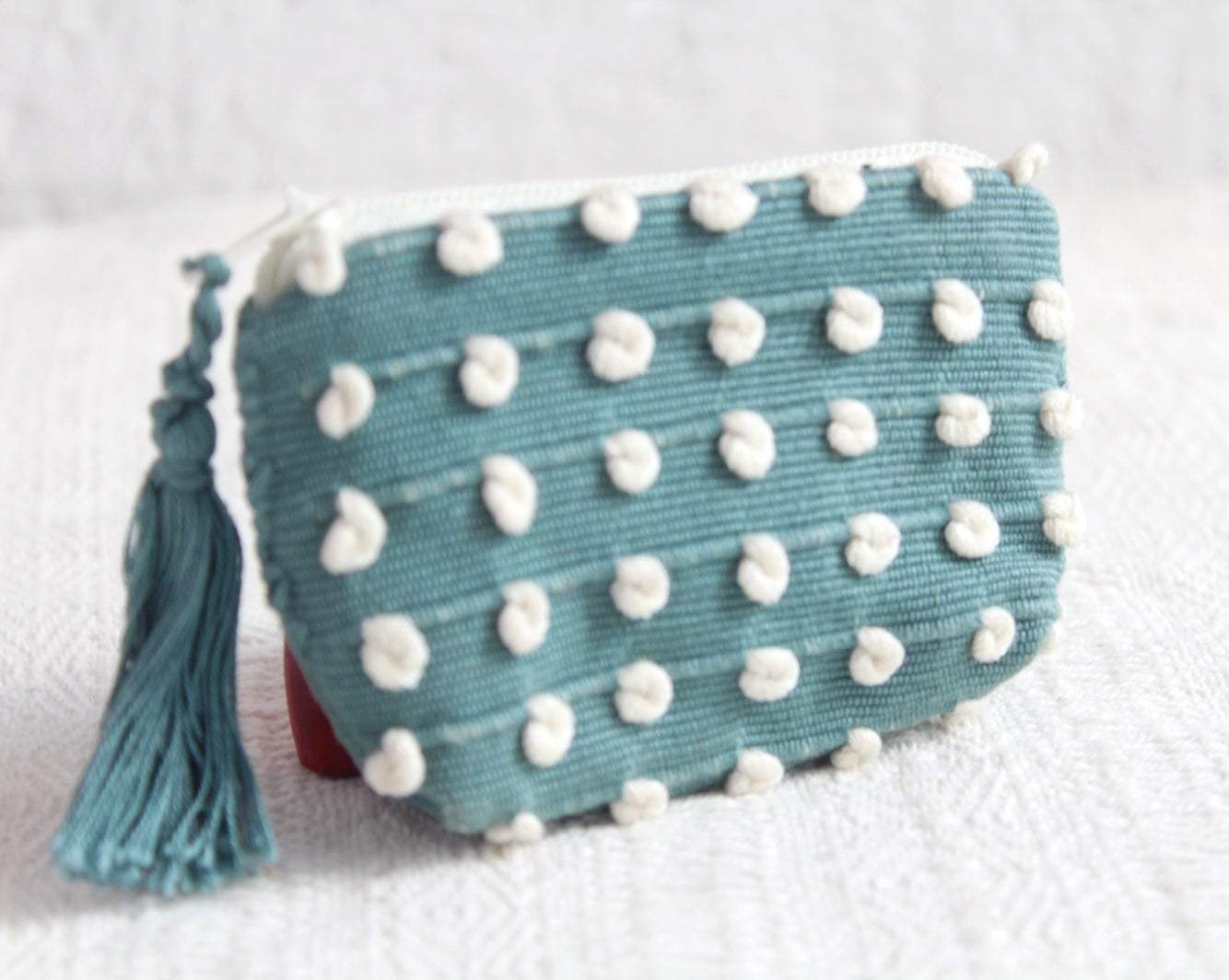 Mini Monedero Nuditos Menta Blanco