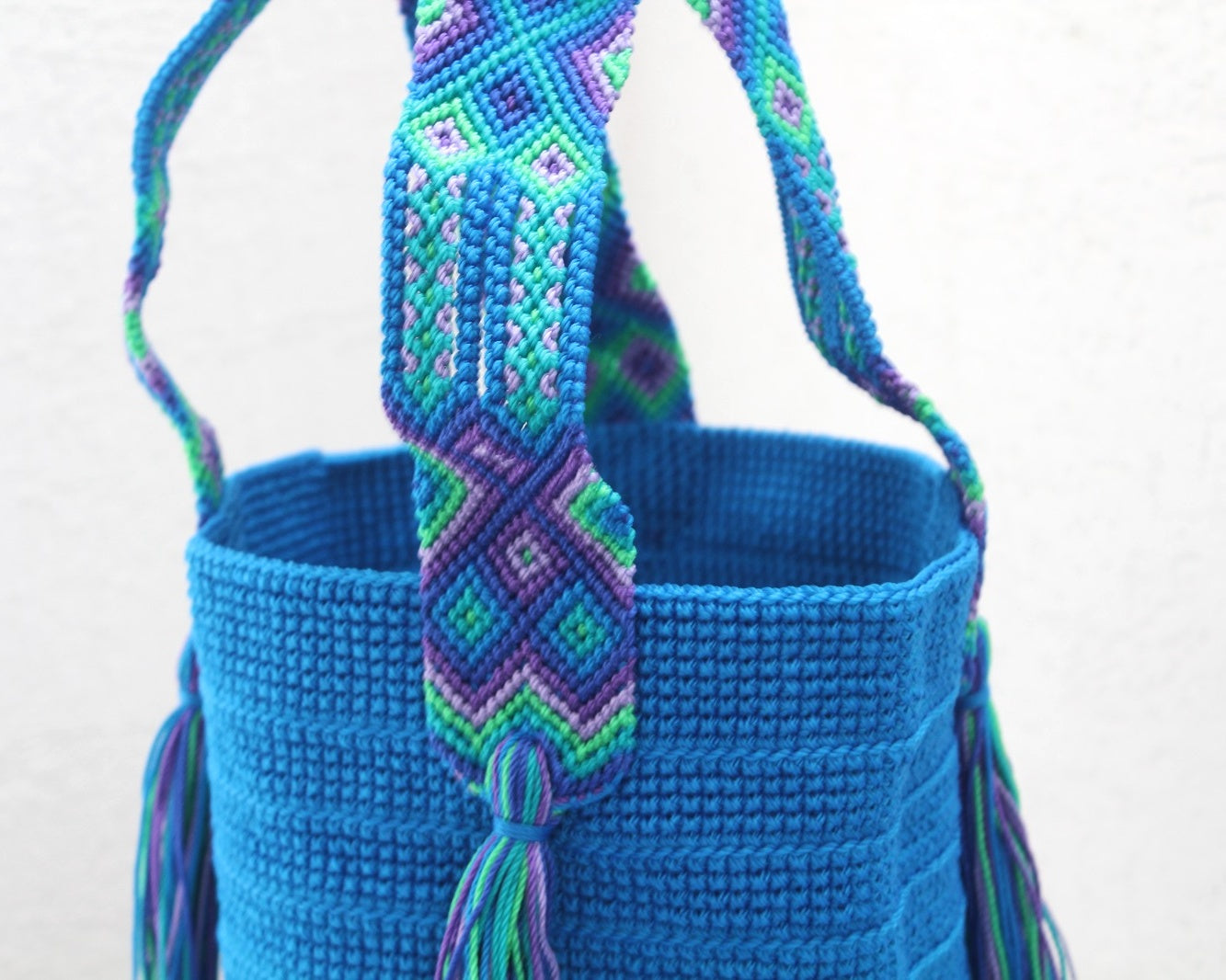 Bolso de mano Azul Lila Morado
