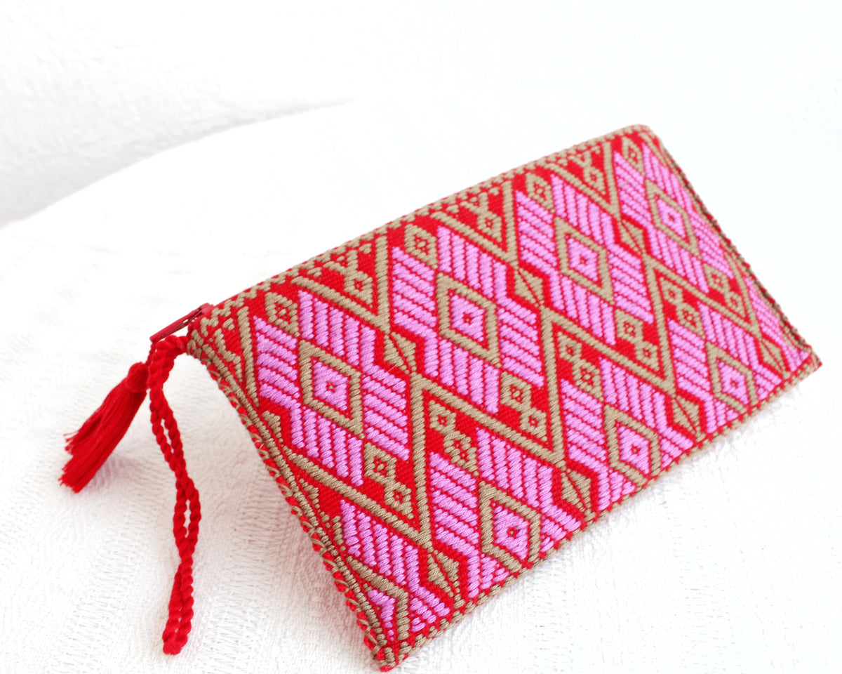 Neceser Estrellas Rosa Rojo