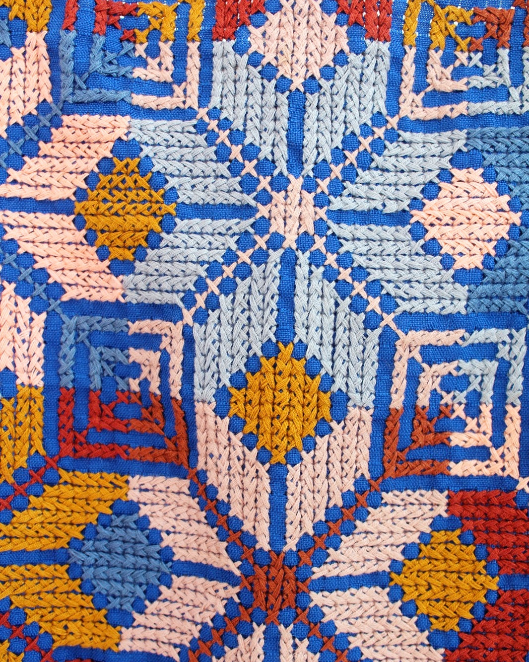 Vestido Maribel Flores Azul Rey L / XL
