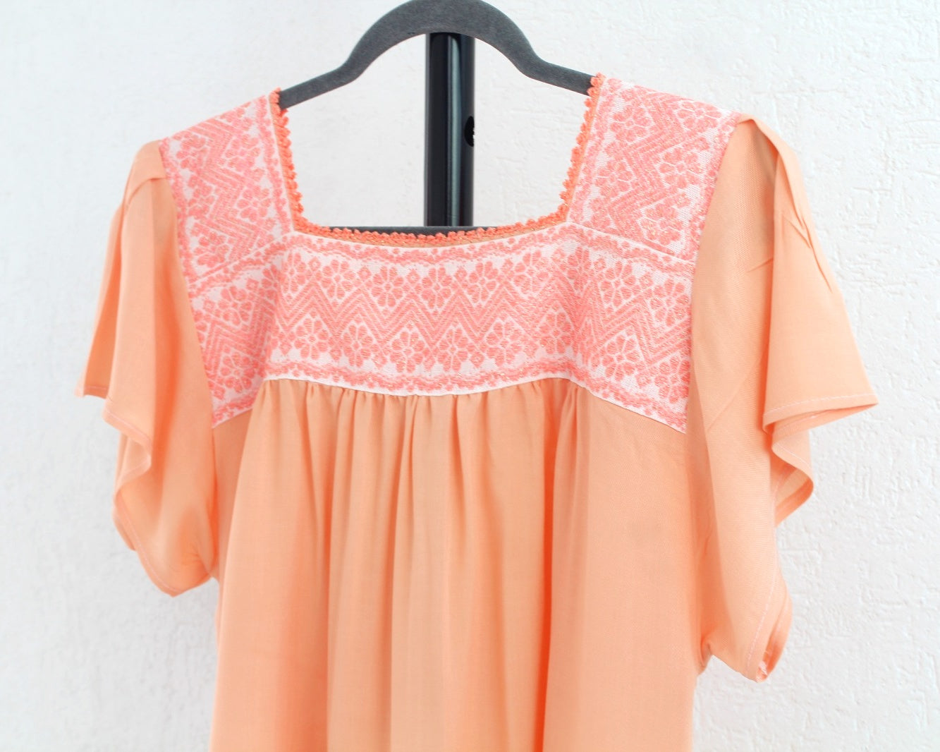 Blusa Tania Durazno Florecitas L - XL