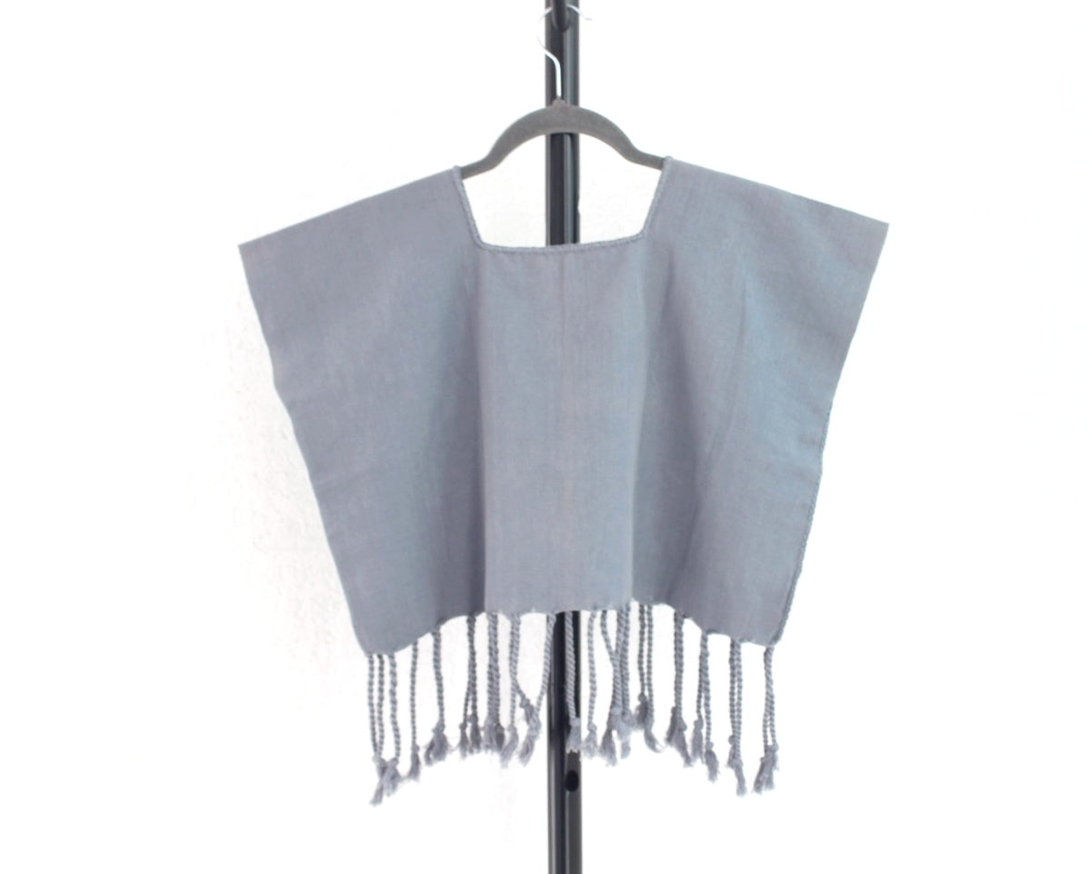 Crop Top Flores Rococo Gris