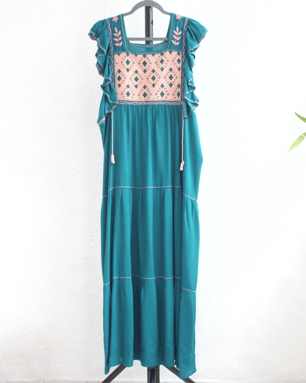 Vestido Josefina Verde Esmeralda Unitalla