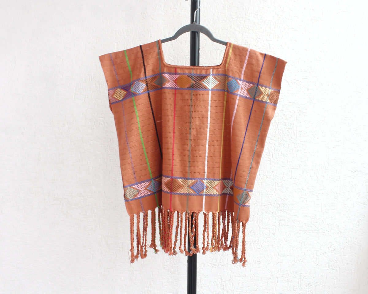 Huipil Angela Naranja Colores XL