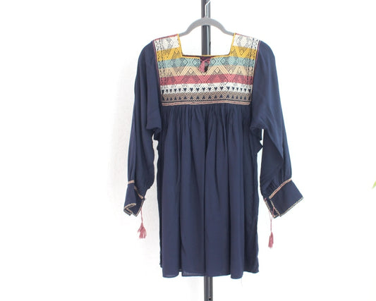 Blusa Elena Azul Marino Colores Unitalla