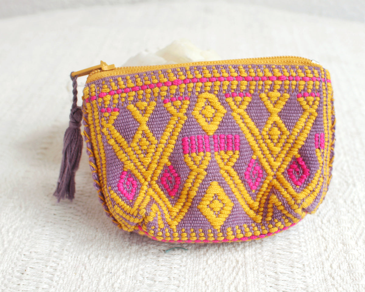 Mini Monedero Sapos Amarillo Rosa