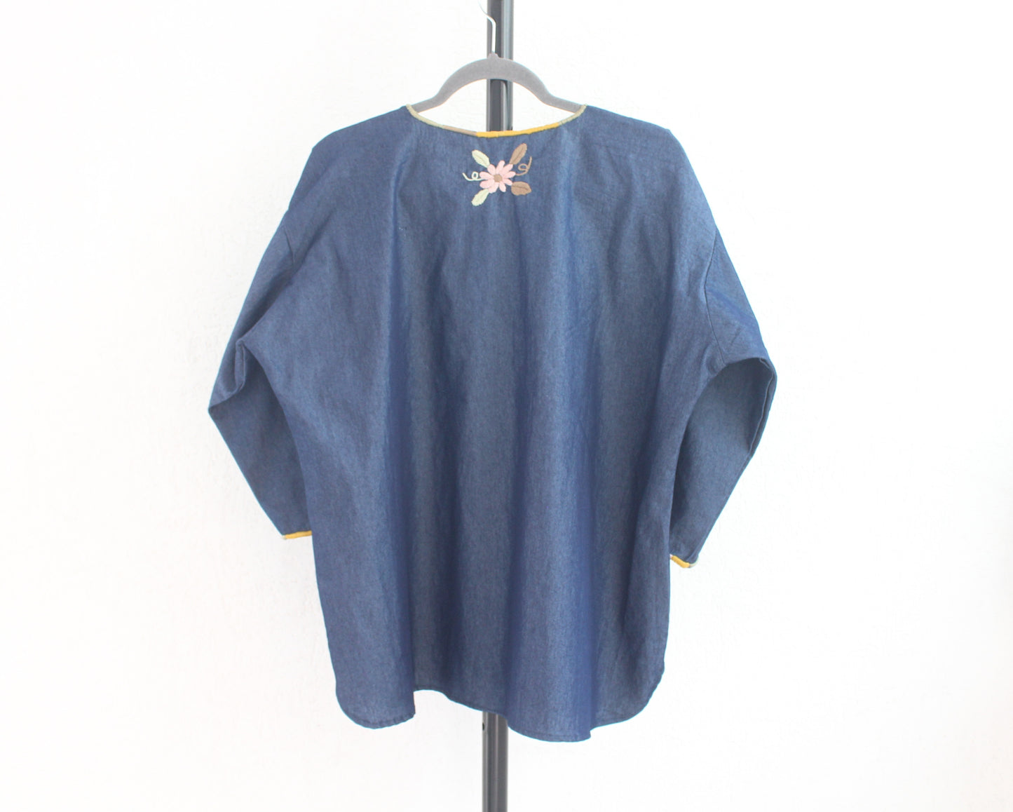 Blusa Imelda Mezclilla Flores XXL