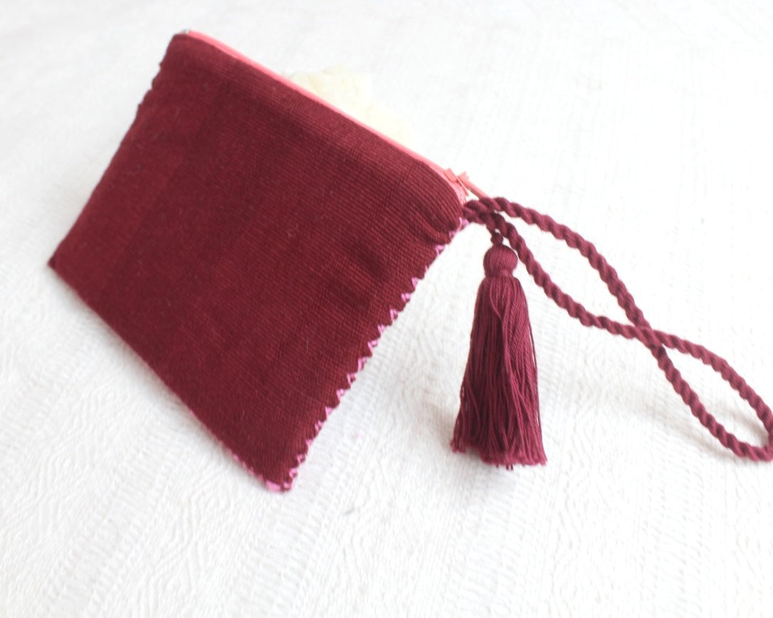 Monedero Estrellas Rosa Turquesa Vino