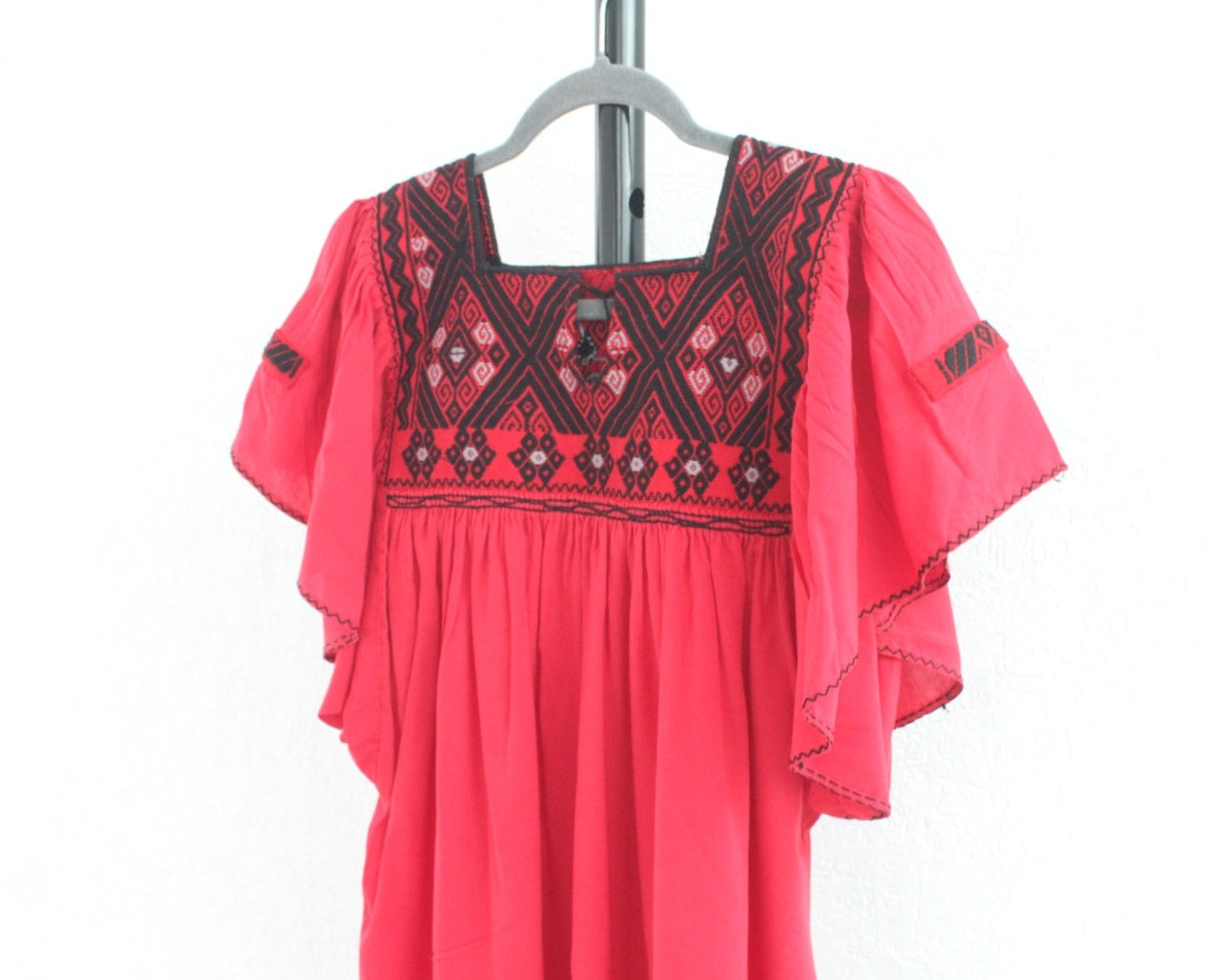 Blusa Juana Rojo Negro Unitalla