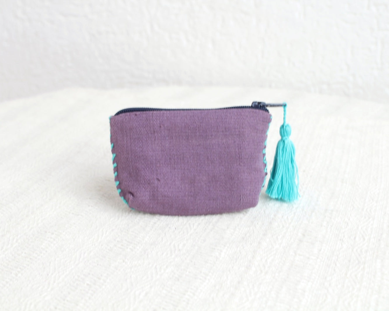 Mini Monedero Cosmos Turquesa Rosa
