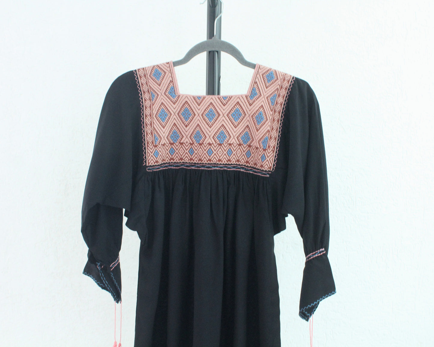 Blusa Elena Negro Beige Azul