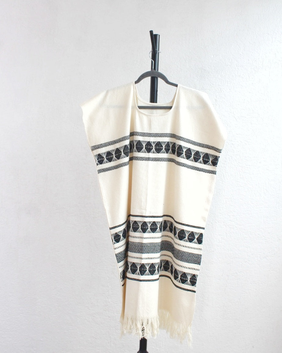 Huipil Ali Natural Negro XL XXL