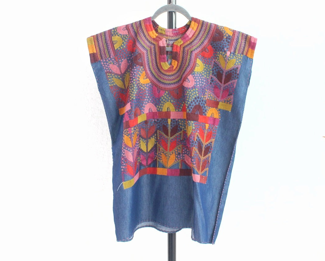 Blusa Milpa Mezclilla Rosa Vino  L - XL