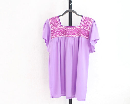 Blusa Tania Lila Florecitas M - L