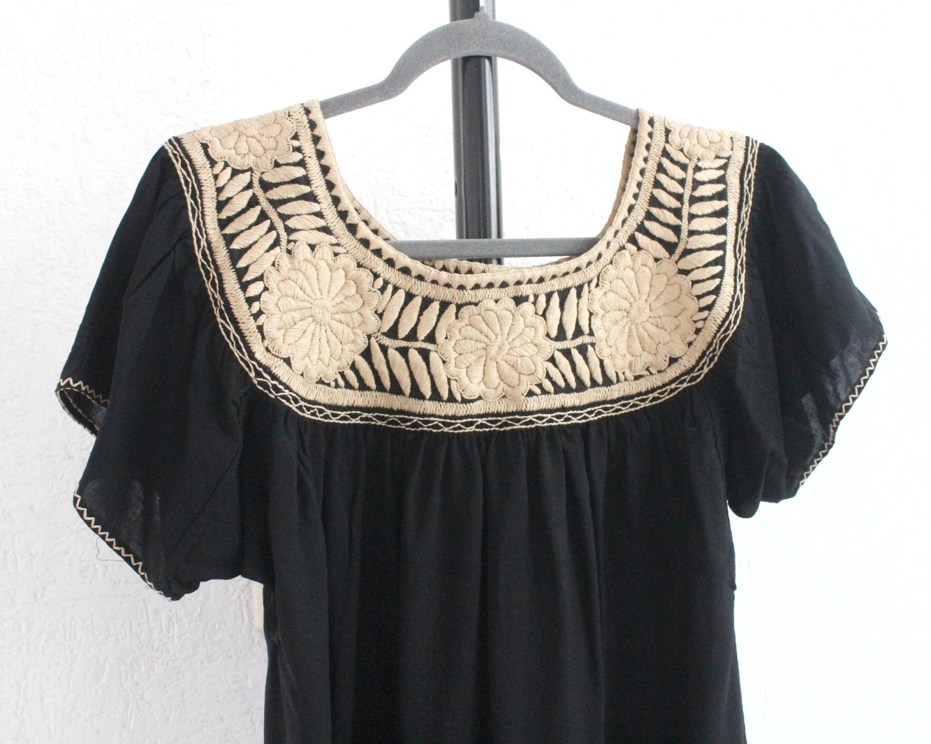Blusa Aguacatenango Negro Beige