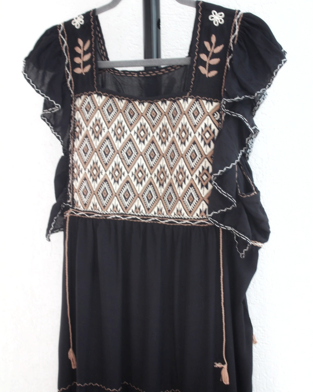Vestido Josefina Negro Beige Unitalla