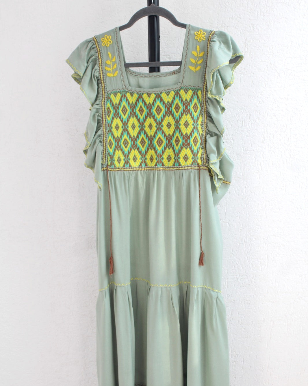 Vestido Josefina Menta Amarillo Unitalla