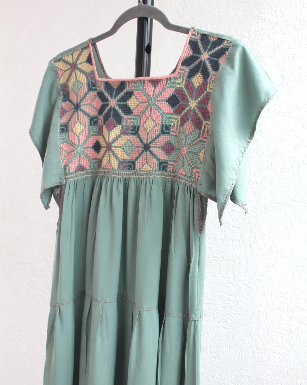 Vestido Maria Holanes Menta Colores Unitalla