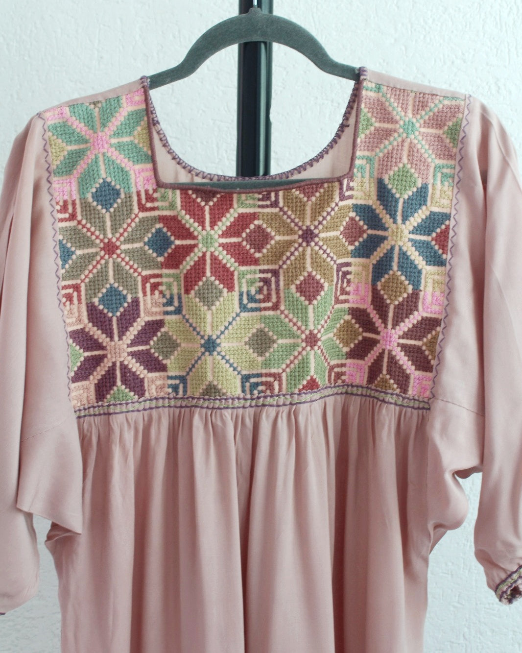 Vestido Maria Flores Crema  L / XL
