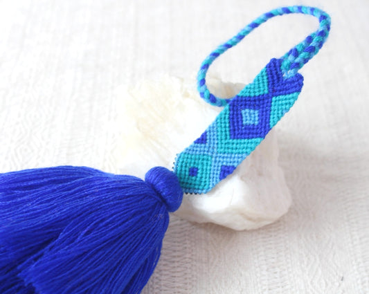 Campanitas con pulsera Azul Rey Turquesa