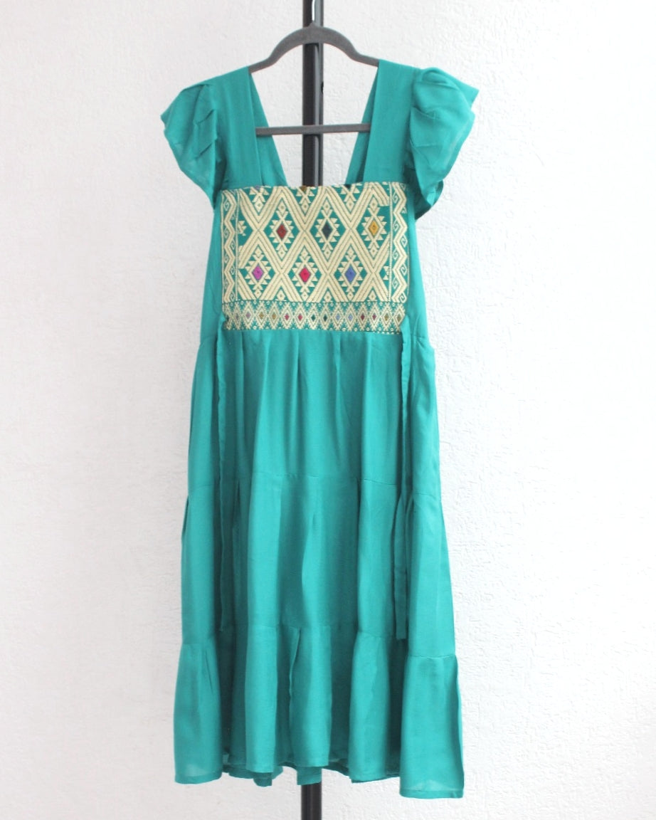 Vestido Anita Corto Turquesa