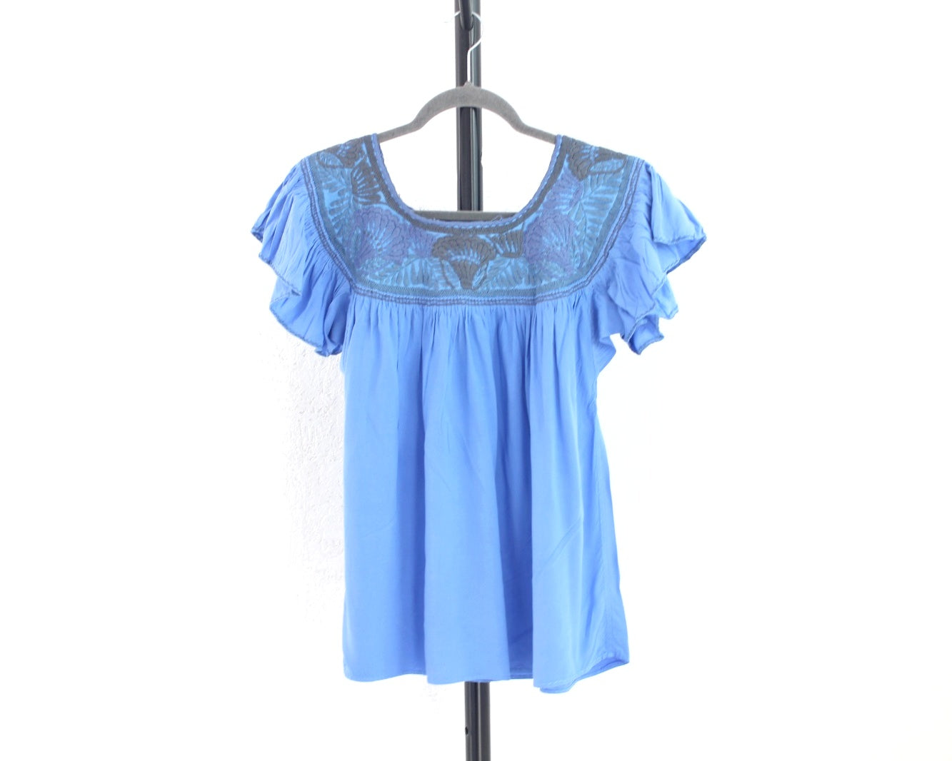 Blusa Aguacatenango Azul Gris