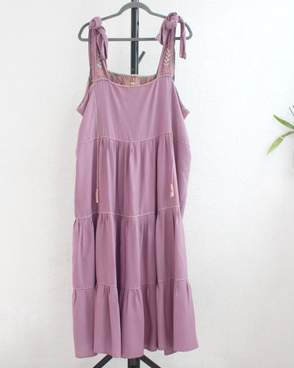 Vestido Fatima Rococo Lavanda XL -XXL