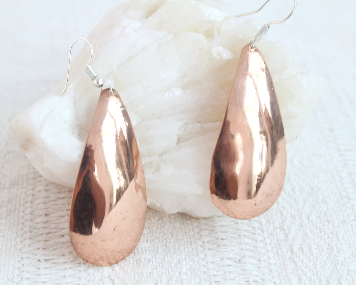 Aretes Cobre Gotas