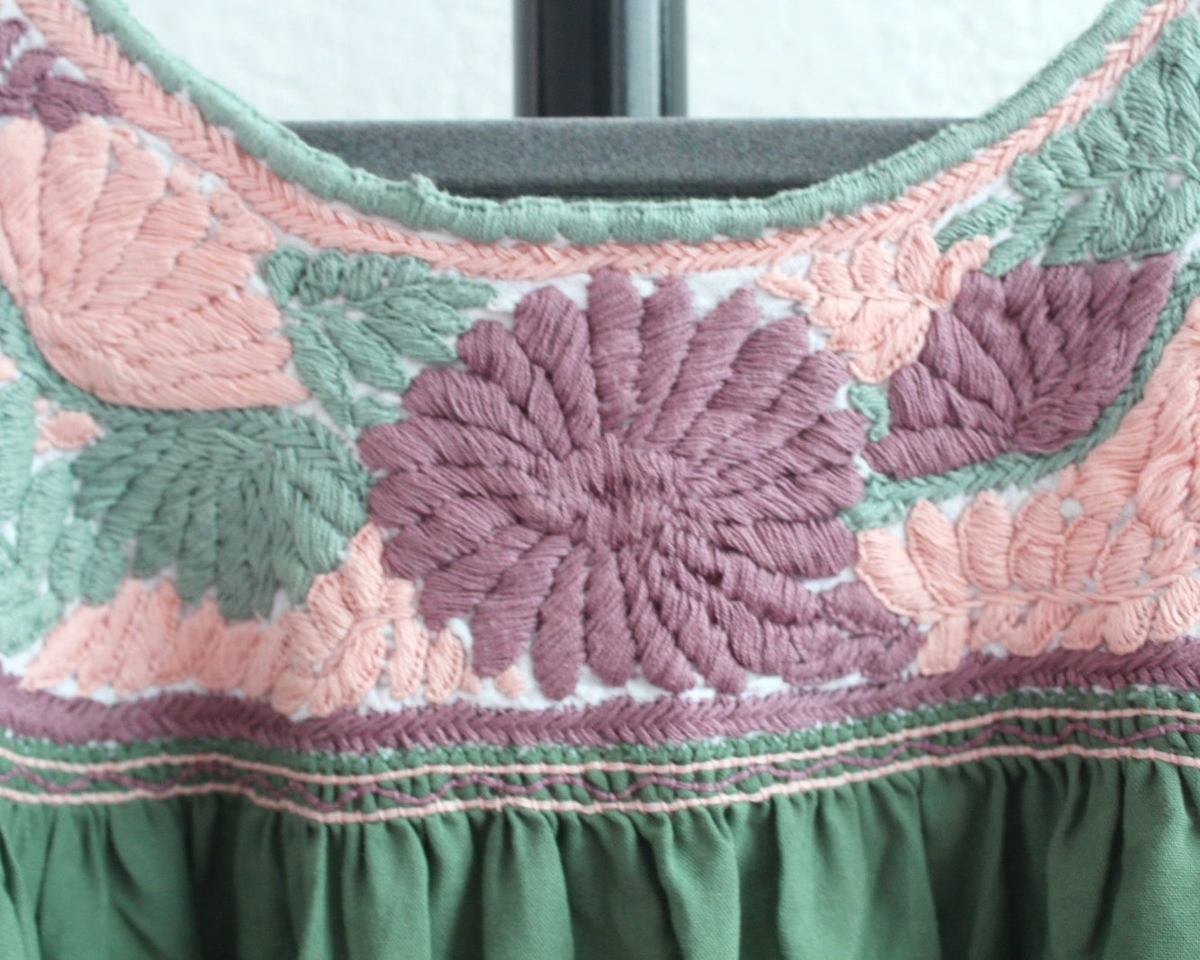 Blusa Aguacatenango Menta Rosa Vino
