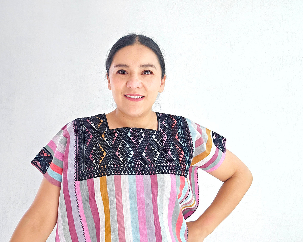 Huipil Laura XL - 2XL Pejel Colores