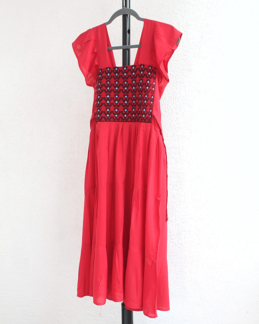Vestido Anita Corto Rojo Ranas