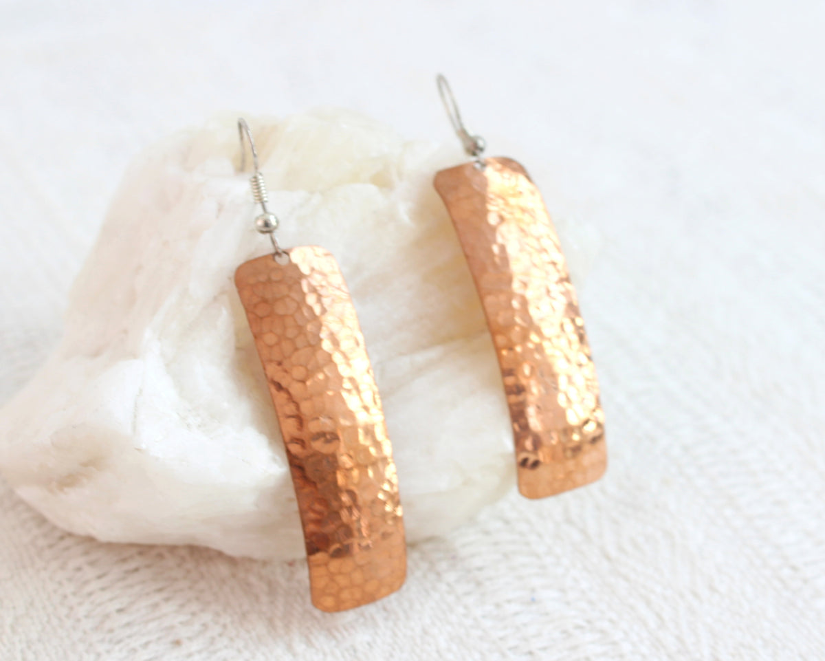 Aretes y Pulsera Cobre