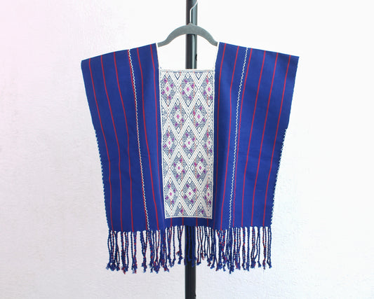 Top María Azul Blanco
