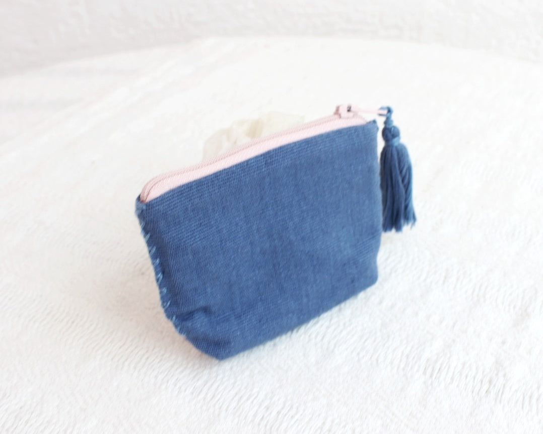Mini Monedero Estrellas Azul Rosa