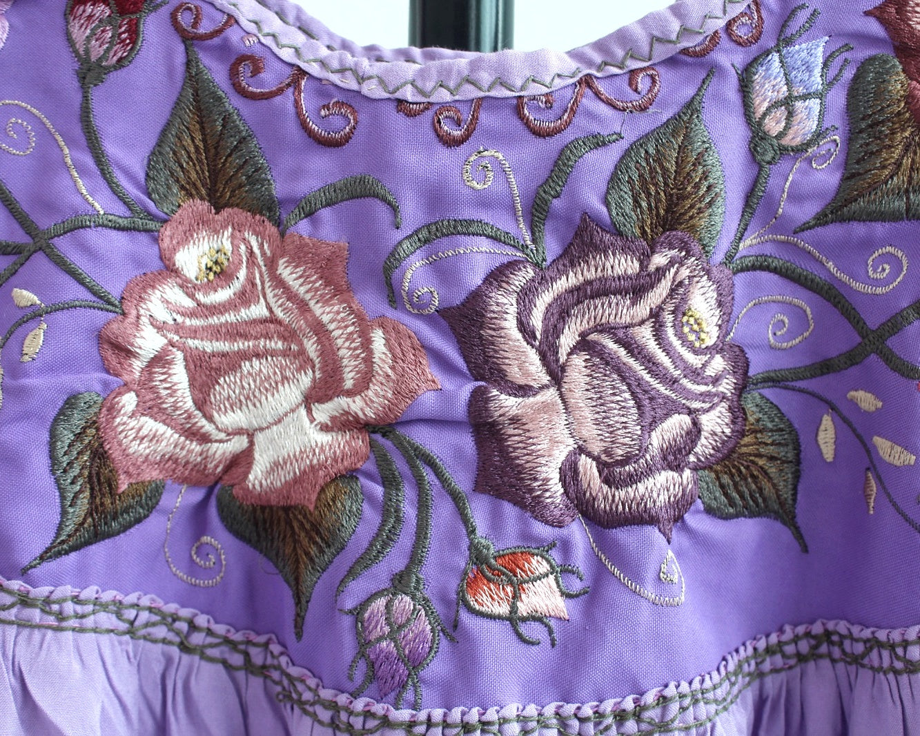 Blusa Abigail Flores Lila  XL - XXL