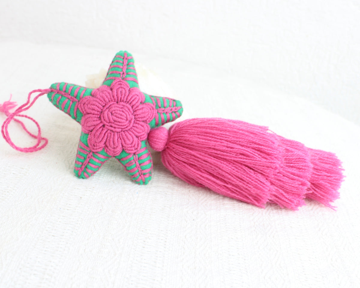 Estrella Rococo Rosa Verde