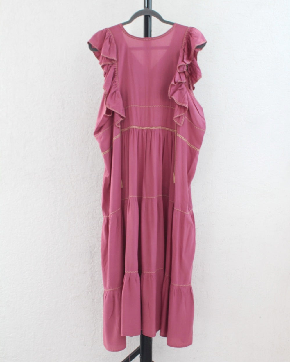 Vestido Antonia Rosa Negro Beige 2XL