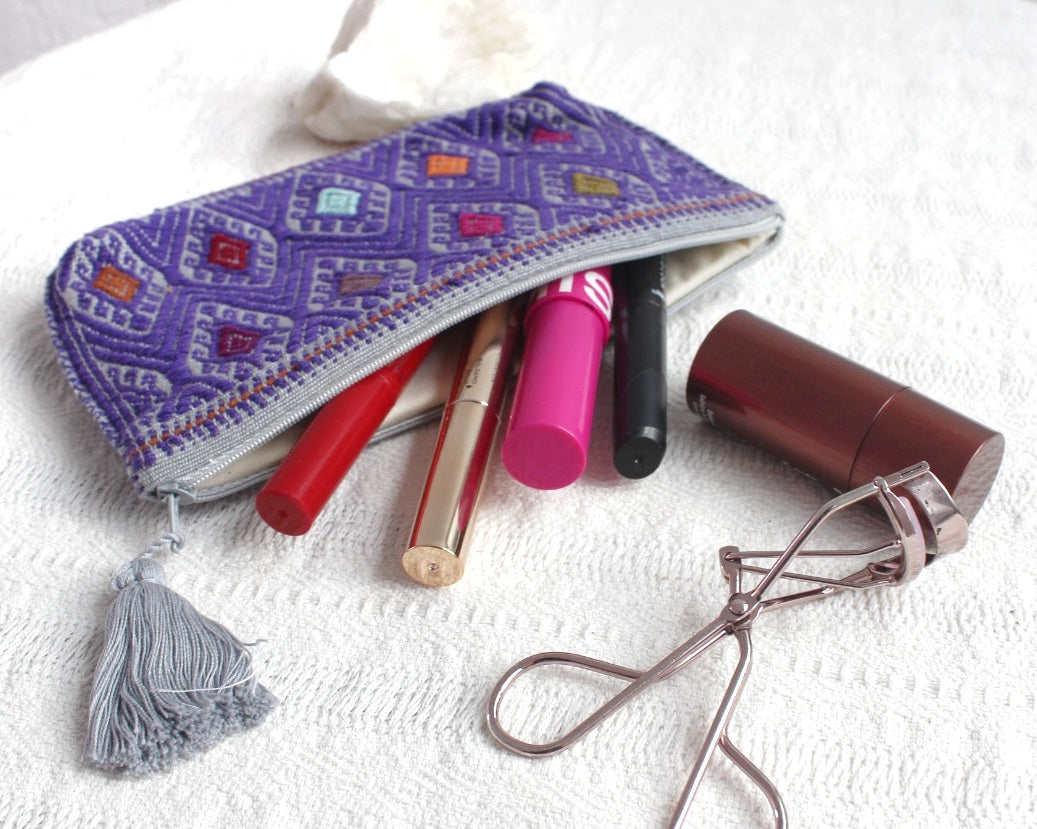 Neceser Pejel Morado Gris
